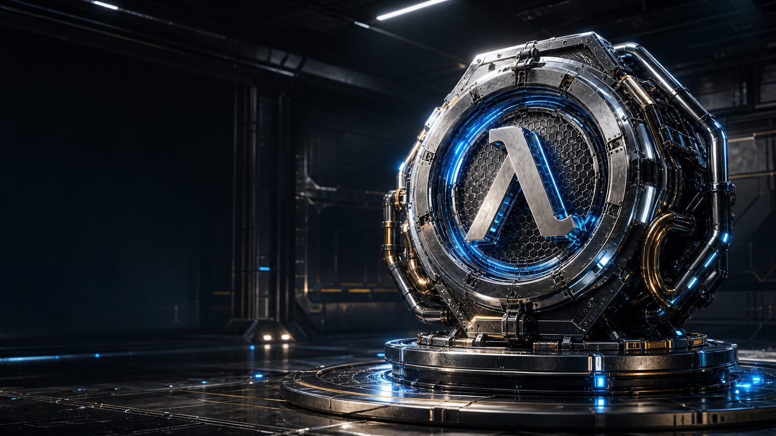 Render 3D do núcleo lambda tecnológico do ECOS Lambda Tεch